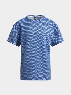 Jet Older Boys Blue Textured T-Shirt