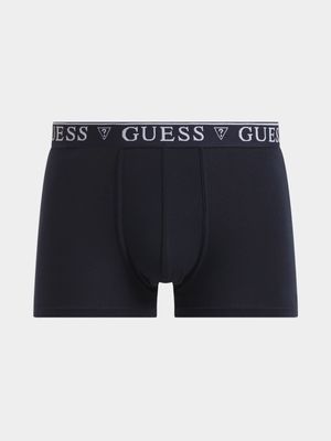 Men's Guess Navy Barney Cash Counte Boxer Trunk