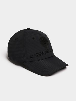 Fabiani Men's Black Ribstop Cap