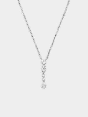 Cheté Sterling Silver Cubic Zirconia Scatter Pendant