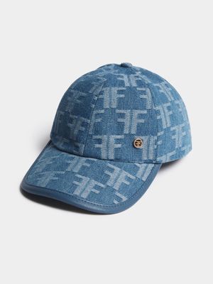 Kids Bold FF Logo Denim Peak Cap