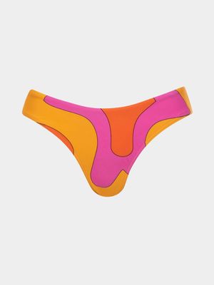 Women's Granadilla Swim Birght Groovy Cheeky Bottoms