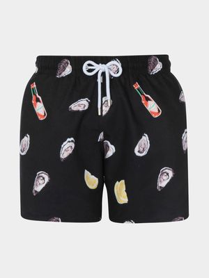 Men's Granadilla Swim Black Oysters Swimshorts