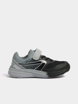 Junior Pre-School TS Speed 3 Black/Grey Athletic Shoes