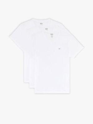 Men's Diesel White Umtee-Michael Three-pack T-Shirt