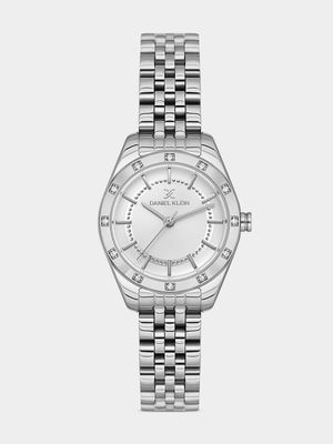 Daniel Klein Silver Plated Silver Tone Dial Bracelet Watch