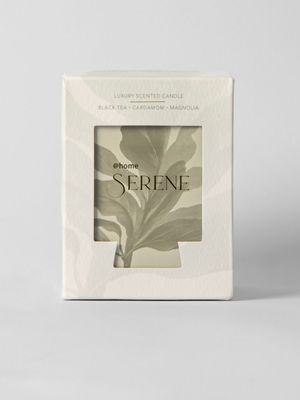 Serene Candle Black Tea And Cardamom 160g