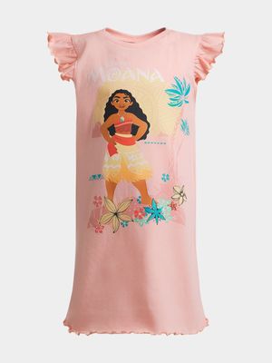 Jet Younger Girls Coral Moana Sleep Shirt