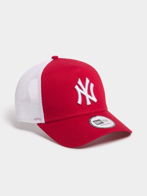 New Era Unisex New York Yankees Trucker Red Cap