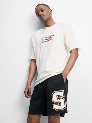 Men's Black Co-Ord Shorts