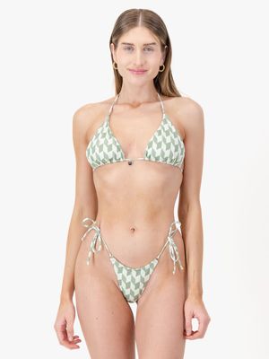 Women's Granadilla Swim Green Jord's Tri Bikini Bottoms