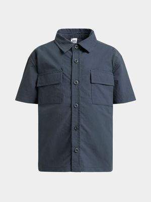 Jet Younger Boys Petrol Utility Shirt