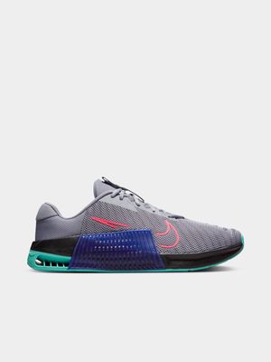 Mens Nike Metcon 9 Grey/Blue/Pink Training Shoes