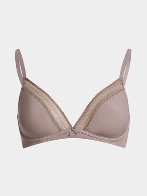 Soft Cup Bra with Lace 34B - 38D