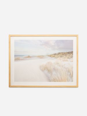 Seaside Grasses Framed Photograph 80 x 60cm