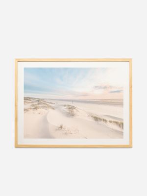 Seaside Dunes Framed Photograph 80 x 60cm