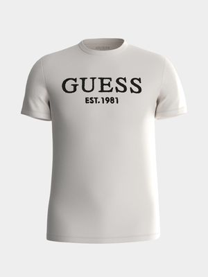 Men's Guess Salt White T-Shirt