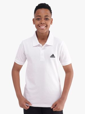 Boys adidas Essentials Piqué Small Logo Polo