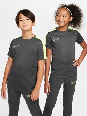 Boys Nike Dri-Fit Academy 23 Black/Volt Tee