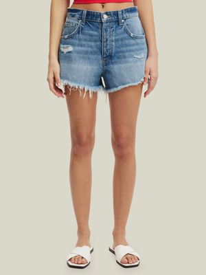 Women's Cotton On Blue Original Cut Off Denim Shorts