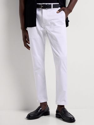 Men's Markham Smart Slim White Chino