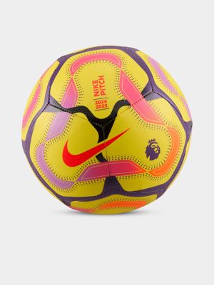 Nike Premier League Pitch Yellow/Purple Soccer Ball