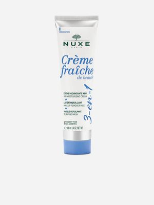 Nuxe Crème Fraîche® de Beauté 3-in-1 48H  Moisturising Cream, Make-Up Remover Milk, Plumping Mask