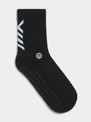 TS Multisport Black Grip Socks