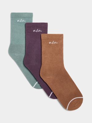 Men's Markham 3 Pack Multicolour Socks