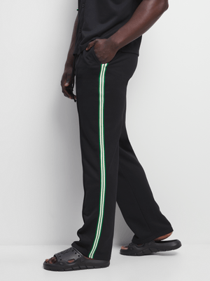 Men's Black Co-Ord Tapered Pants