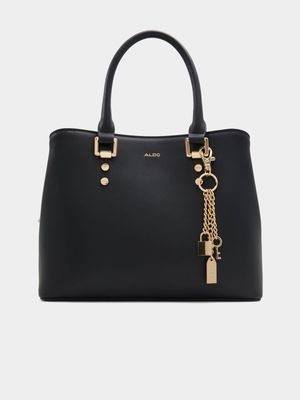 Women's Aldo Black LEGOIRI Satchel Handbag