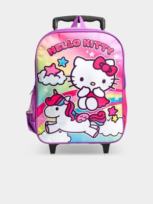 Hello Kitty Pink Trolley Bag