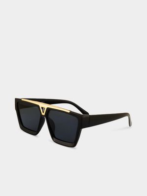 MKM Black Versay Upstyled Lounger Sunglasses