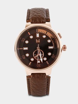 Men's Markham Quarter Mark Brown Watch