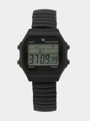 Men's Markham Retro Square Digital Expansion Watch