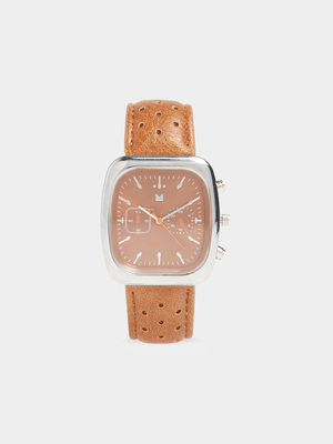 MKM MULTICOLOUR RETRO SQUARE AVIATOR WATCH