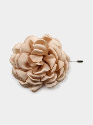 Men's Markham English Rose Champagne Lapel Pin