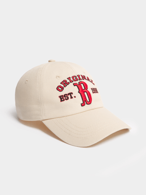 Women's Cream Original B Peak Cap