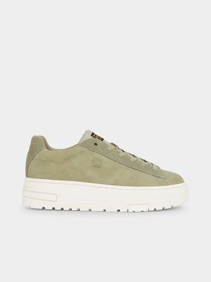 G-Star Women's Lhana Nubuck Light Green/Light Grey Sneakers