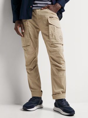 Fabiani Men's Zipped Utility Stone Pants