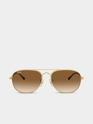 Ray-Ban Gold Bain Bridge Sunglasses