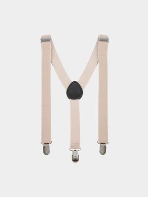 Men's Markham Dapper Beige Suspenders