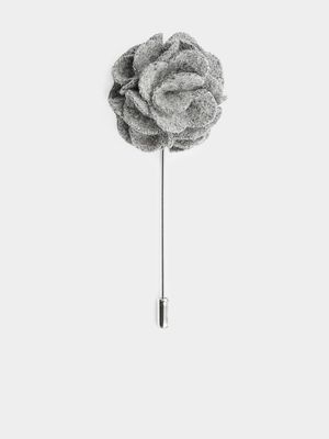 Men's Markham Luxe Grey Lapel Pin