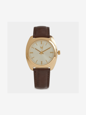 MKM Brown RETRO CLASSIC ROUND WATCH