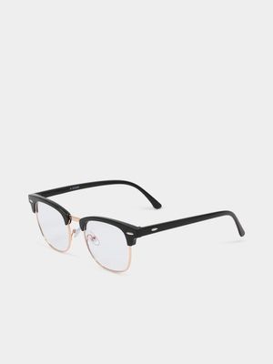 Men's Markham Club Blueblocker Black Sunglasses