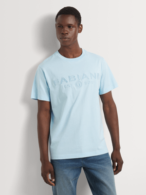 Fabiani Men's Blue Logo T-shirt