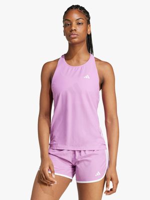 Womens adidas Own The Run Purple Tank