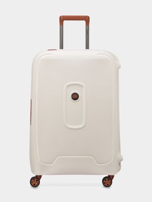 Delsey Cream Moncey 69cm Trolley Case