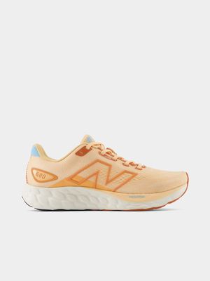 Women's New Balance Fresh Foam 680 V8 Orange Running Shoes