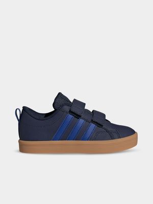 Junior Pre-School adidas VS Pace 2.0 Navy/Blue/Gum Sneakers